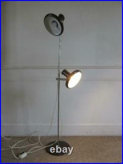 VINTAGE RETRO 1970's HANS DUE FOR FOG & MORUP SPOT LIGHT FLOOR LAMP DENMARK