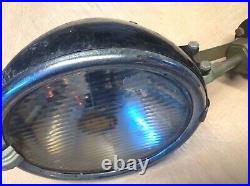 VINTAGE TRIPPE Speedlight glass TRUCK auto Early DRIVING Safety SPOT Lamp