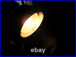Vintage 70'S Spot Lamp Retro Brown Adjustable Height 165cm