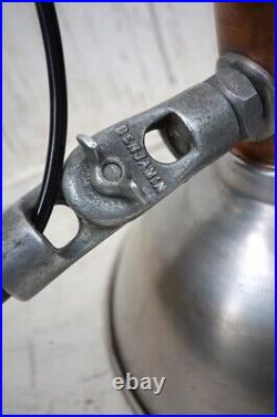 Vintage Benjamin Large factory spotlight industrial lamp wall (1 of 2)