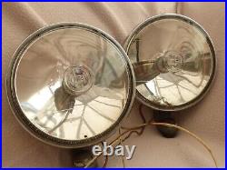 Vintage Bosch Chrome Spot Lights Lamp Mercedes Porsche VW (Pair) Vintage Bosch Chrome Spot Lights Lamp Mercedes Porsche VW (Pair)