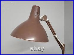 Vintage Brown Angle Desk Lamp Heavy Base Lighting Angled