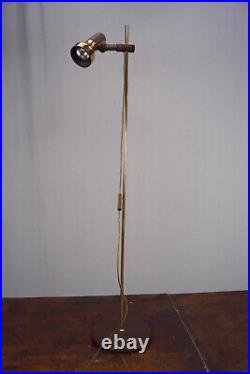 Vintage Floor Lamp Reading Lamp Spot Light Lamp Spotlight Brass Space Age 70er 2