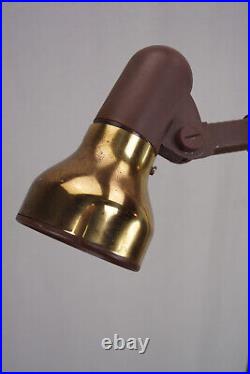 Vintage Floor Lamp Reading Lamp Spot Light Lamp Spotlight Brass Space Age 70er 2