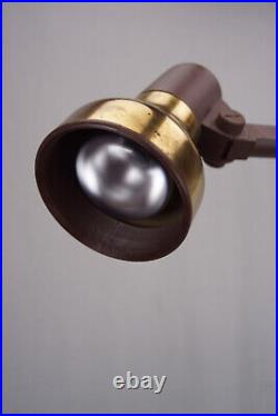 Vintage Floor Lamp Reading Lamp Spot Light Lamp Spotlight Brass Space Age 70er 2