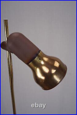 Vintage Floor Lamp Reading Lamp Spot Light Lamp Spotlight Brass Space Age 70er 2