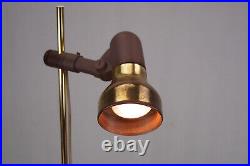 Vintage Floor Lamp Reading Lamp Spot Light Lamp Spotlight Brass Space Age 70er 2