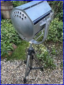 Vintage Gec Tripod Lamp Spot Light Floor Lamp Tripod Search Light 4ft Heavy