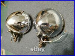 Vintage Harley GUIDE S-H2 SPOT LIGHTS Knucklehead Panhead Nice Chrome Lamps RARE