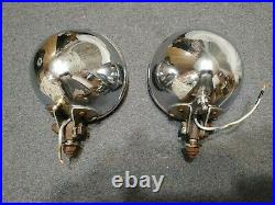 Vintage Harley GUIDE S-H2 SPOT LIGHTS Knucklehead Panhead Nice Chrome Lamps RARE