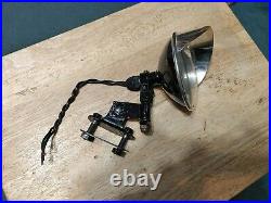 Vintage Harley SPOTLIGHT Indian Knucklehead Panhead RL VL ANTIQUE Spot Lamp RARE