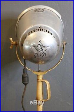 Vintage Industrial Carbon Arc Health Lamp Stage Theater Light Spotlight STAR old