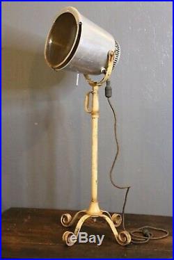 Vintage Industrial Carbon Arc Health Lamp Stage Theater Light Spotlight STAR old