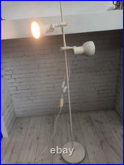 Vintage Mid Century Style Floor Lamp Double Shade Danish Style Light Retro