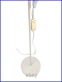 Vintage Mid Century Style Floor Lamp Double Shade Danish Style Light Retro