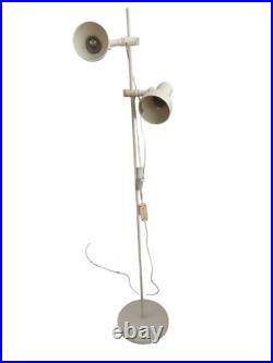 Vintage Mid Century Style Floor Lamp Double Shade Danish Style Light Retro