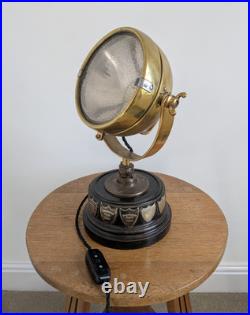 Vintage Raydyot Brass Adjustable Table Lamp Spot Light Industrial 240v Working