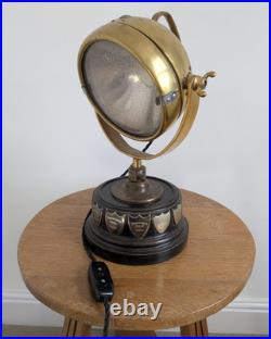 Vintage Raydyot Brass Adjustable Table Lamp Spot Light Industrial 240v Working Vintage Raydyot Brass Adjustable Table Lamp Spot Light Industrial 240v Working