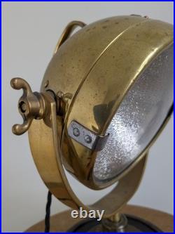 Vintage Raydyot Brass Adjustable Table Lamp Spot Light Industrial 240v Working Vintage Raydyot Brass Adjustable Table Lamp Spot Light Industrial 240v Working