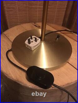 Vintage Retro Danish Mid Century Spot Light Brass Floor Lamp