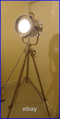 Vintage Retro Industrial Spotlight Tripod Floor Lamp