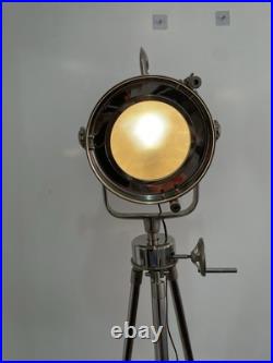 Vintage Retro Industrial Spotlight Tripod Floor Lamp
