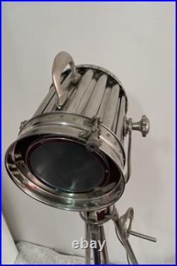 Vintage Retro Industrial Spotlight Tripod Floor Lamp