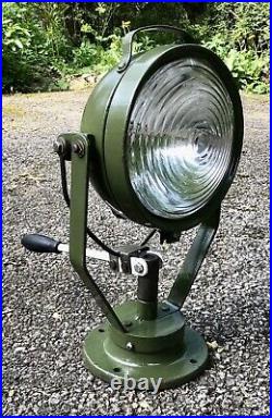 Vintage Ship Search, Spot Light, Maritime, Nautical, Military, Navy