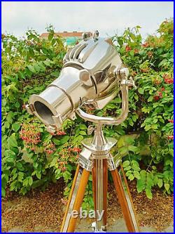 Vintage Spotlight Theater Nautical Home Decorative Tripod Search light lamp