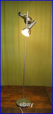 Vintage Stehlampe Chrom Leselampe Spot Leuchte Space Age Lampe Strahler 70er