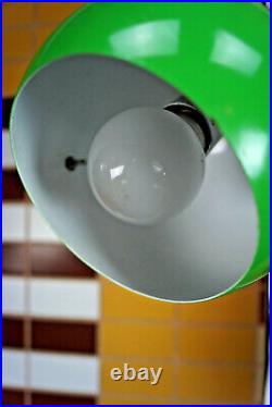Vintage Stehlampe Leselampe Spot Leuchte Kugel Lampe Space Age grün 70er