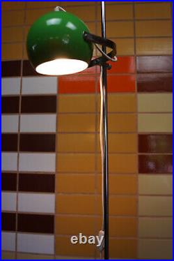 Vintage Stehlampe Leselampe Spot Leuchte Kugel Lampe Space Age grün 70er