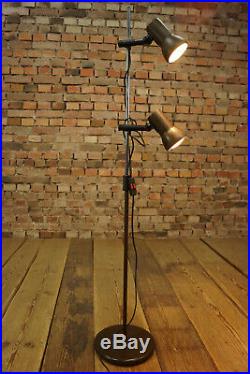 Vintage Stehlampe Leselampe Spot Leuchte Lampe 2flg Floor Lamp Stehleuchte 70er