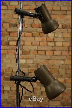 Vintage Stehlampe Leselampe Spot Leuchte Lampe 2flg Floor Lamp Stehleuchte 70er