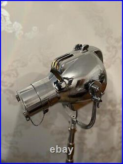 Vintage Theatre Spot Light And Tripod Deco Film Lamp Strand Electric Patt 23 #1