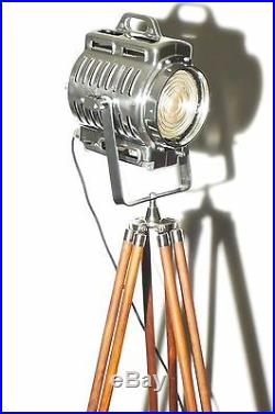 Vintage Theatre Spot Light Film Studio Jielde Theatre Eames Floor Lamp Loft 40s