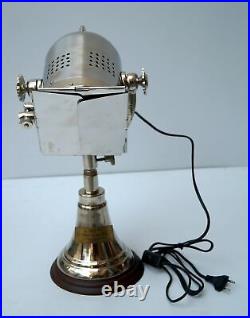 Vintage industrial designer nautical spotlight desktop table lamp home decor