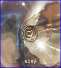 Vintage industrial portable search spot lamp mid century ex military RAF Navy