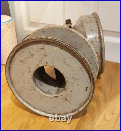 Vintage industrial portable search spot lamp mid century ex military RAF Navy