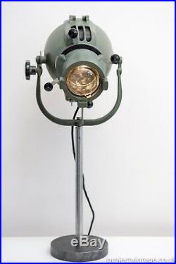 Vintage mid 20th Century British Strand Electric Theatre Spotlight Lamp