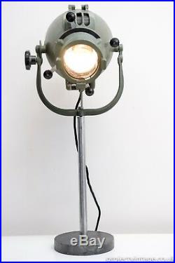 Vintage mid 20th Century British Strand Electric Theatre Spotlight Lamp