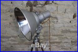 Vintage simplex Theater Spot Light with Tripod Stand, Industrial, Vintage