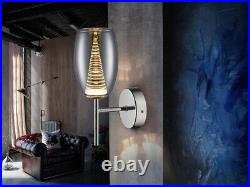 Wall Light Lamp Designer LED Spotlight Hallway Chrome Glass Nebula