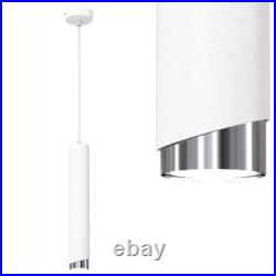 White/Chrome Adjustable LED GU10 Ceiling Spot Light Lamp