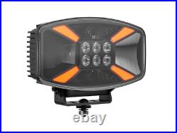 X Design White Amber Jumbo LED Driving Spot Light Lamp X1 + Amber Strobe Light