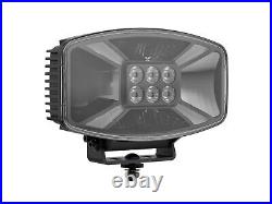 X Design White Amber Jumbo LED Driving Spot Light Lamp X1 + Amber Strobe Light