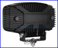 X Design White/Amber Jumbo LED Driving Spot Light Spot Lamp + Amber Strobe Light