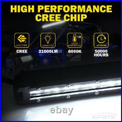 Xprite 210W 44 Single Row CREE LED Light Bar Driving for SUV 4x4 Truck Jeep 12V