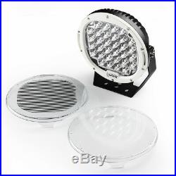 Xprite 2pcs 96W LED Driving Work Lights Round SpotLight For Off road 4WD -White