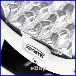 Xprite 2pcs 96W LED Driving Work Lights Round SpotLight For Off road 4WD -White
